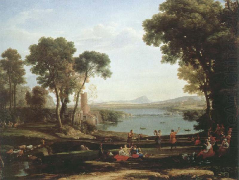 Claude Lorrain landscape with the marriage of lsaac and rebecca oil painting picture